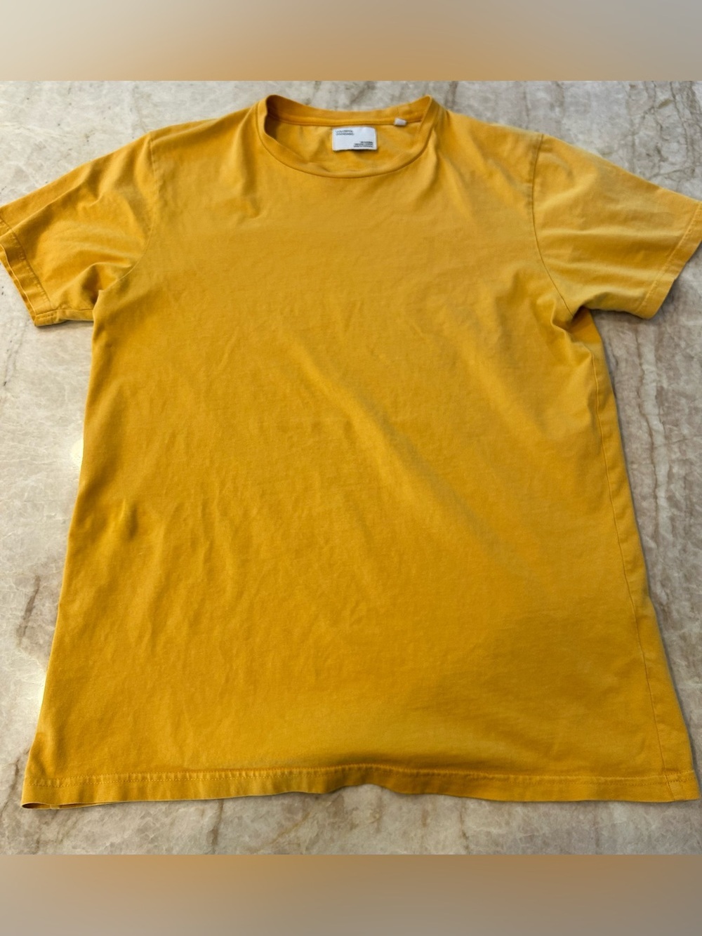 Colorful Standard Classic Organic Tee Burned Yellow Size Small